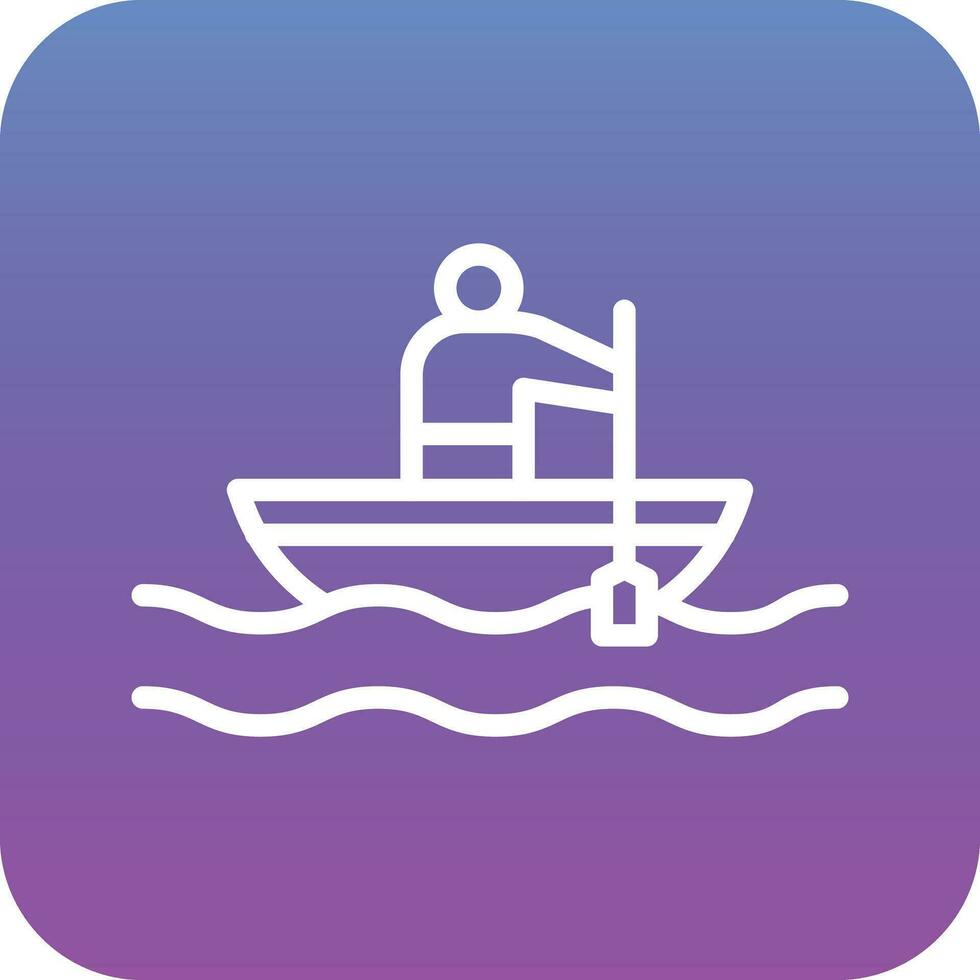 Rowing Vector Icon