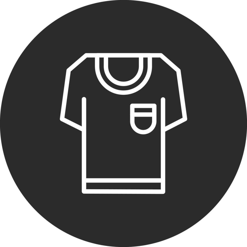 icono de vector de camiseta