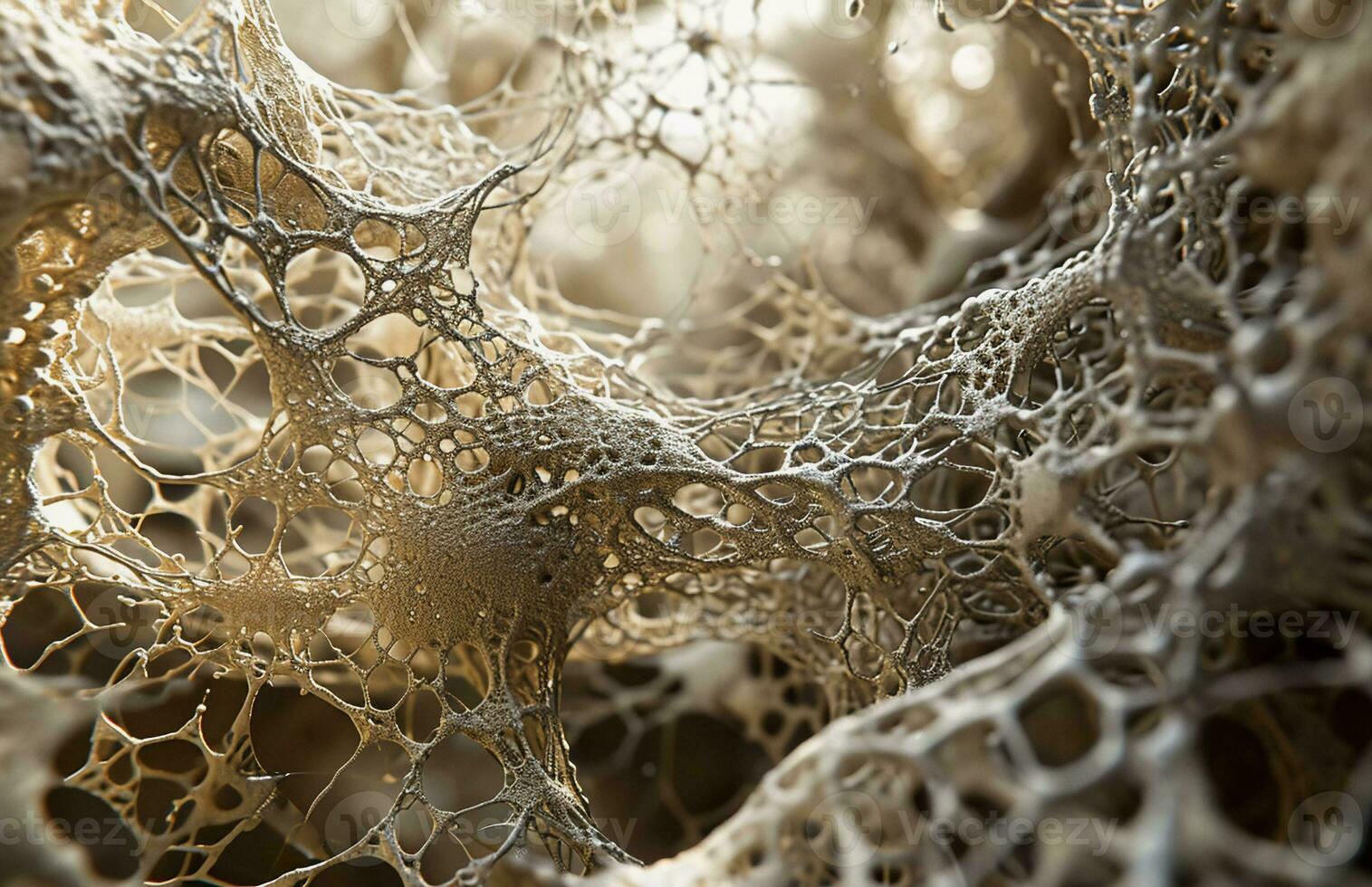 AI generated Tin Structure, Cellular Formations, Tangled Nests, Bone, Caffenol Developing, Ambient Occlusion photo