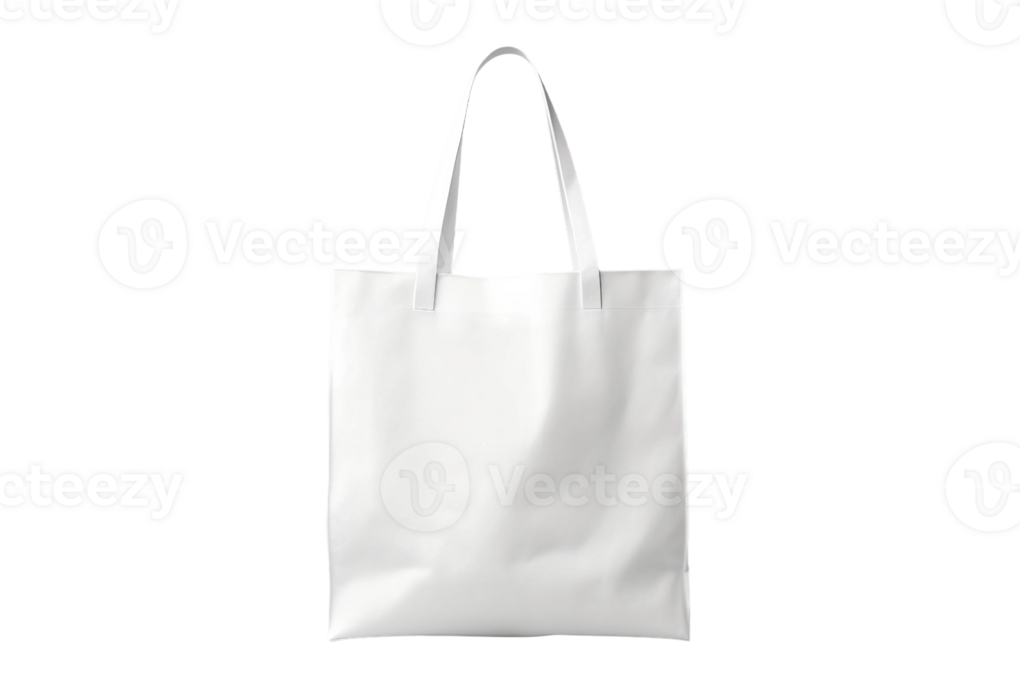 AI generated Blank Tote Bag Mockup on transparent background. png
