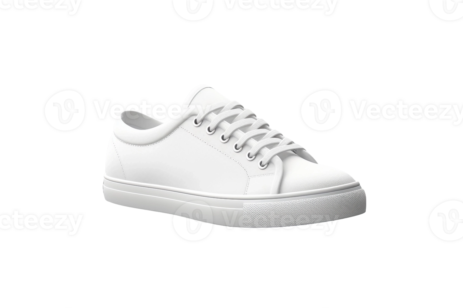 AI generated Blank Sneakers Mockup on transparent background. png