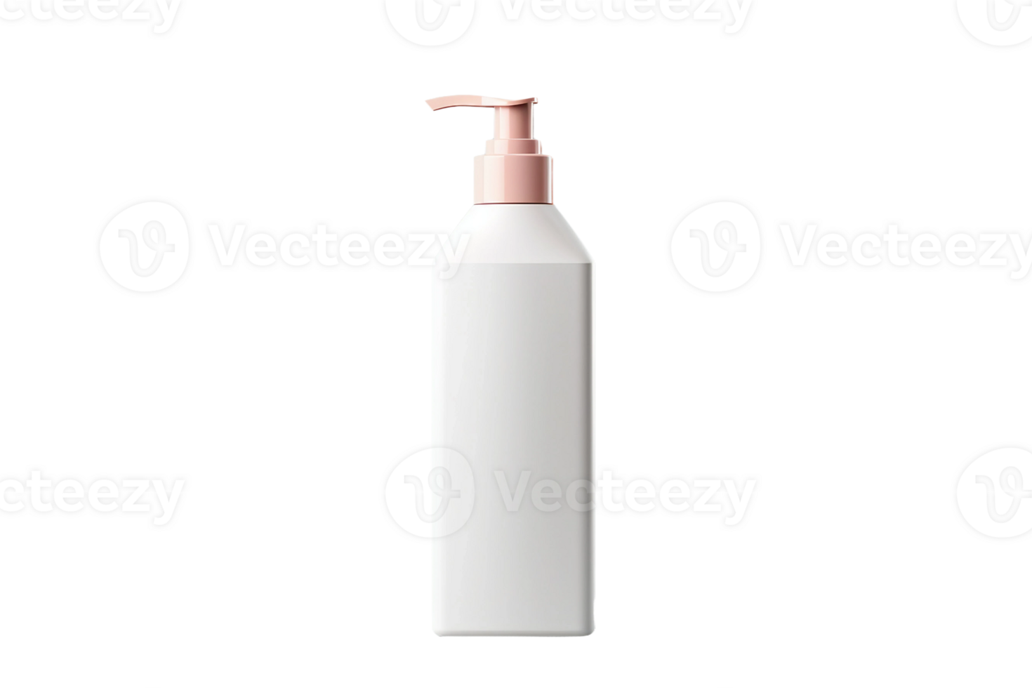AI generated Skincare Lotion Bottle Mockup on transparent background. png