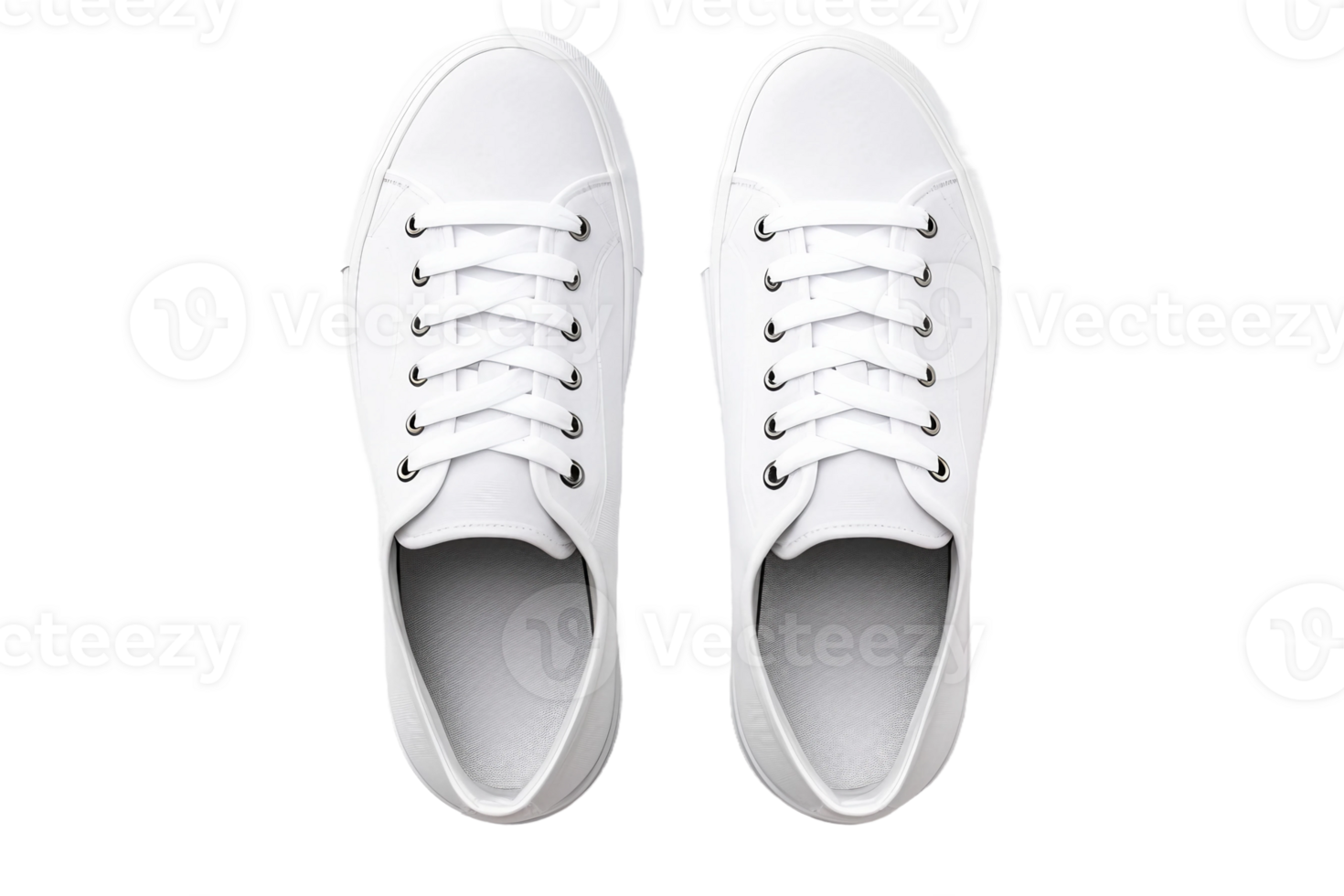 AI generated Sneakers Mockup on transparent background. png