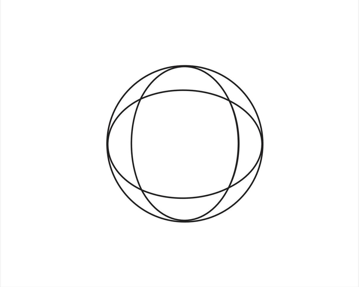 illustration of a ball in black vector