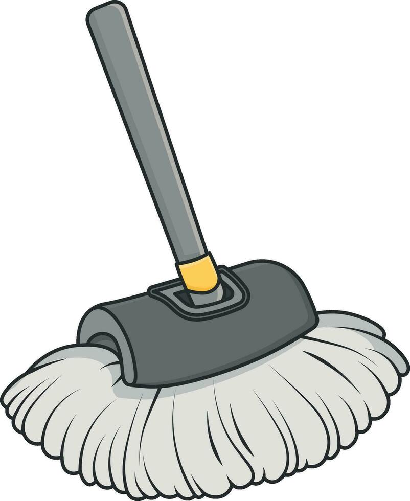 mop for cleaning the floor vector