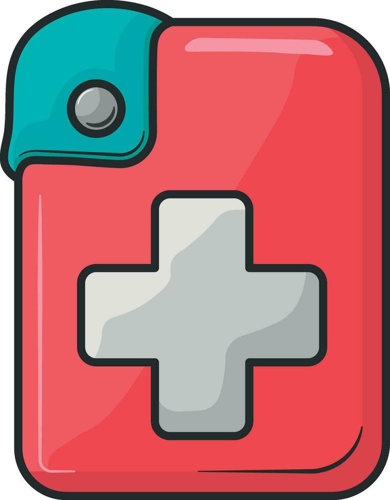 medical card vector without background