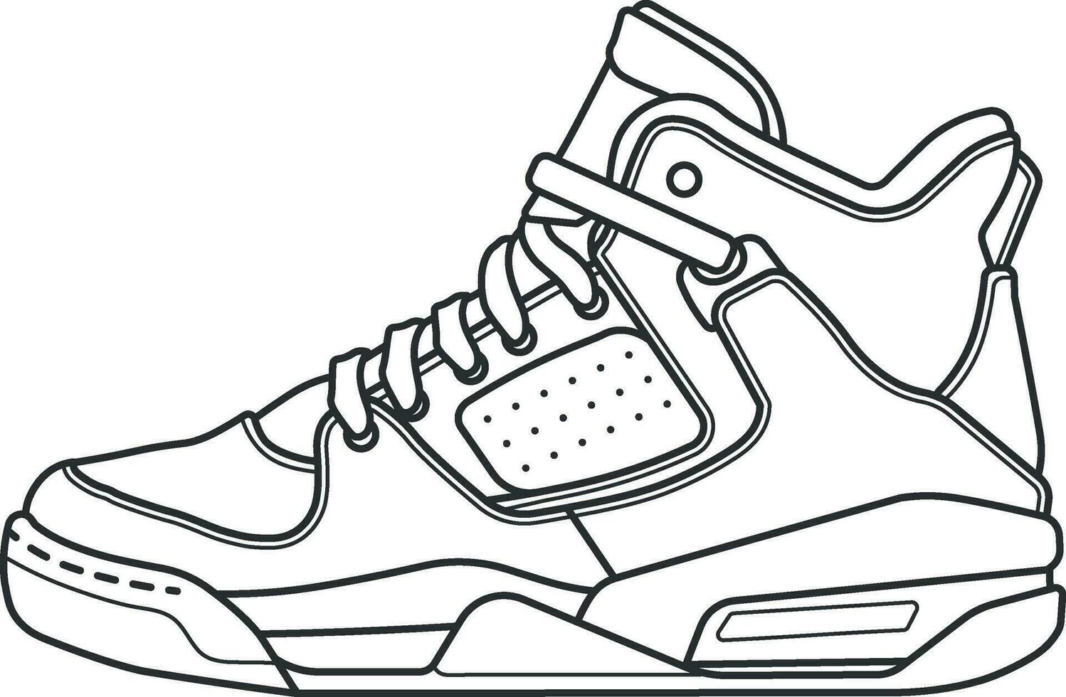 sports shoes icon without background vector