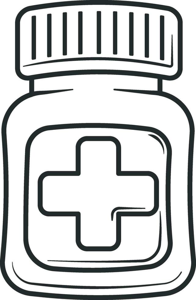 pill bottle vector no background