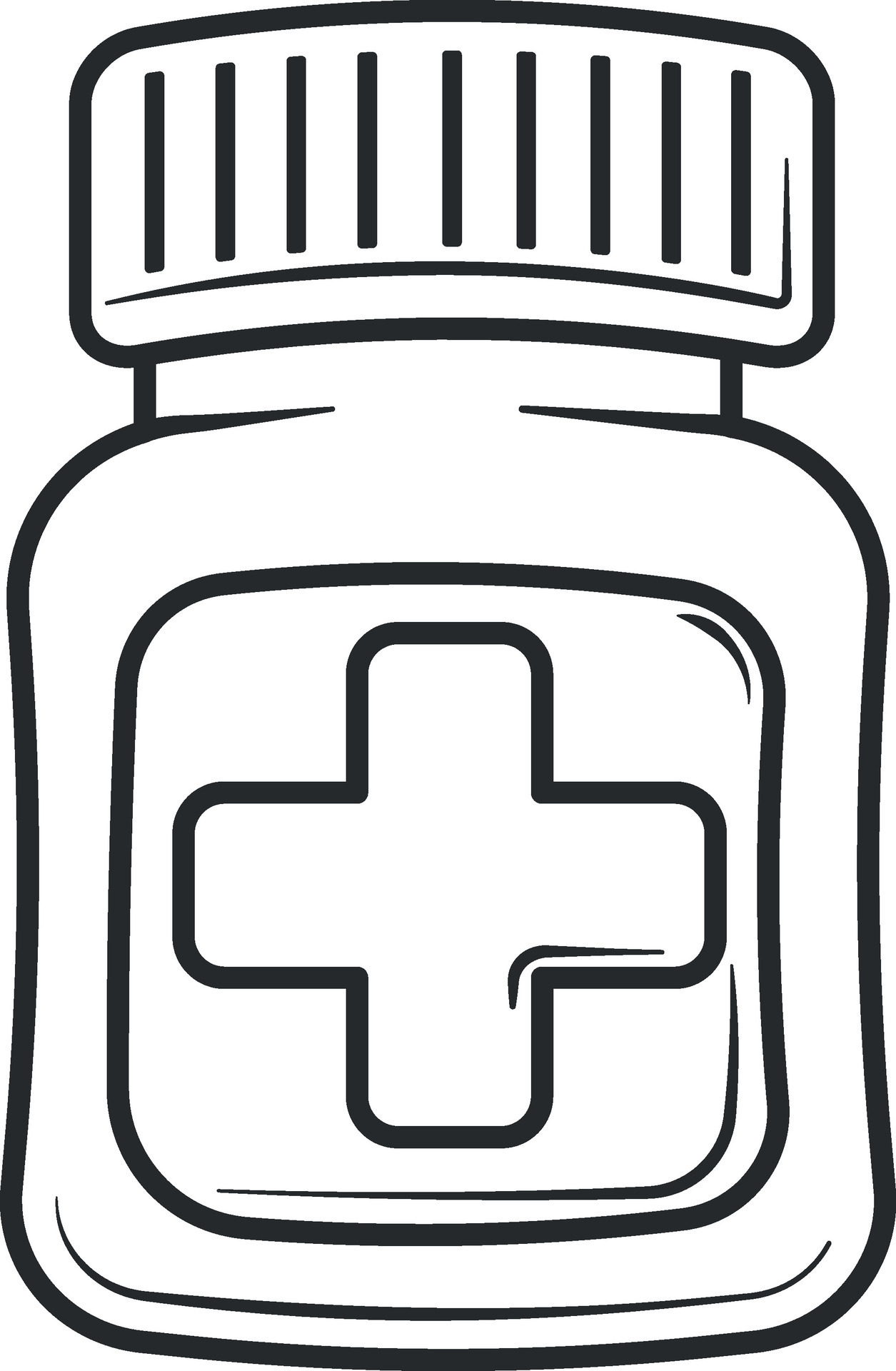 pill bottle vector no background 37073500 Vector Art at Vecteezy