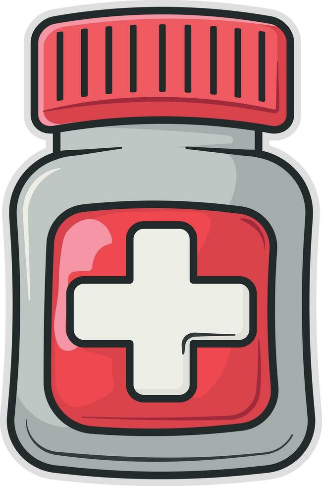 pill bottle vector no background