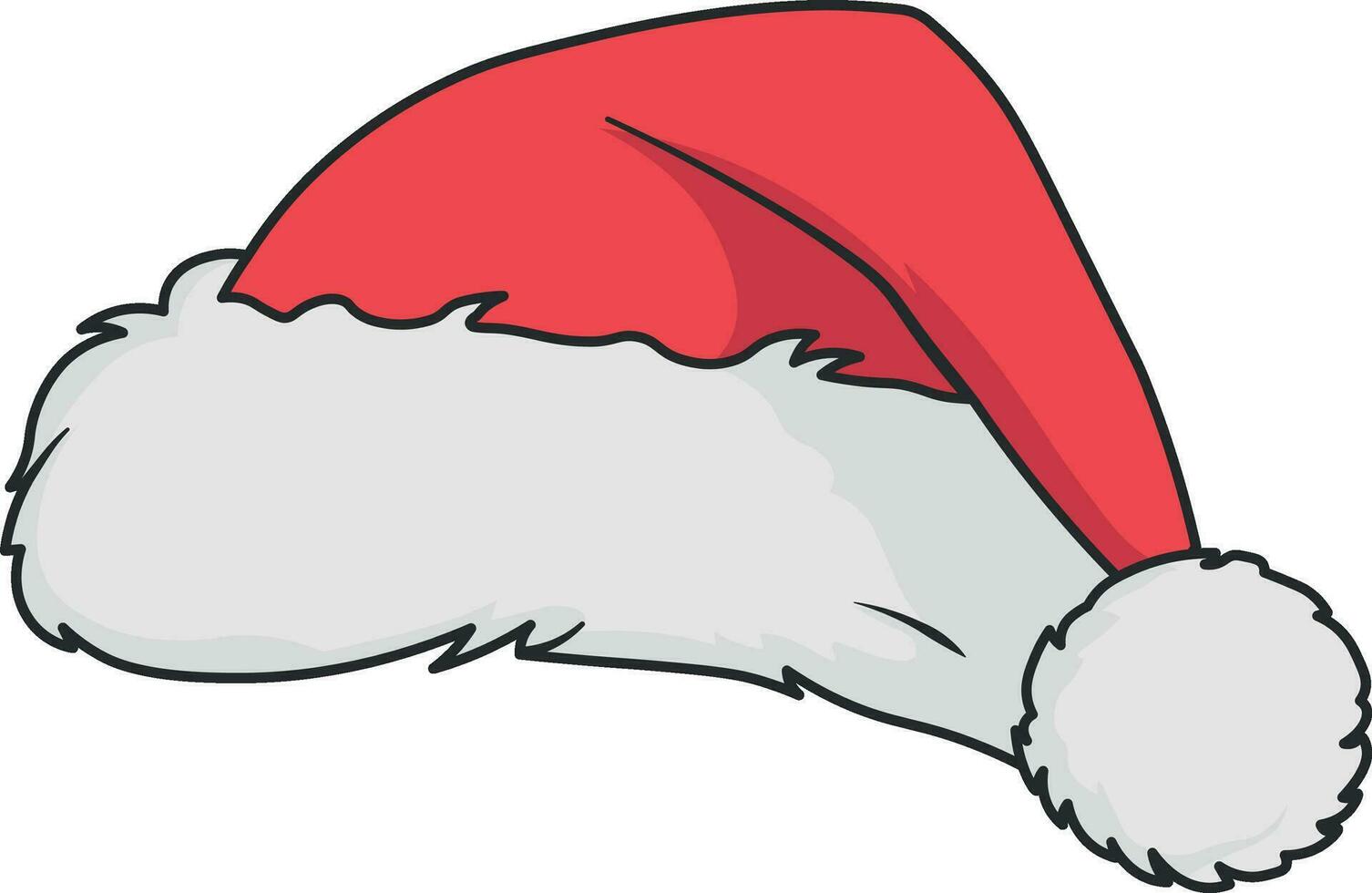santa claus hat vector