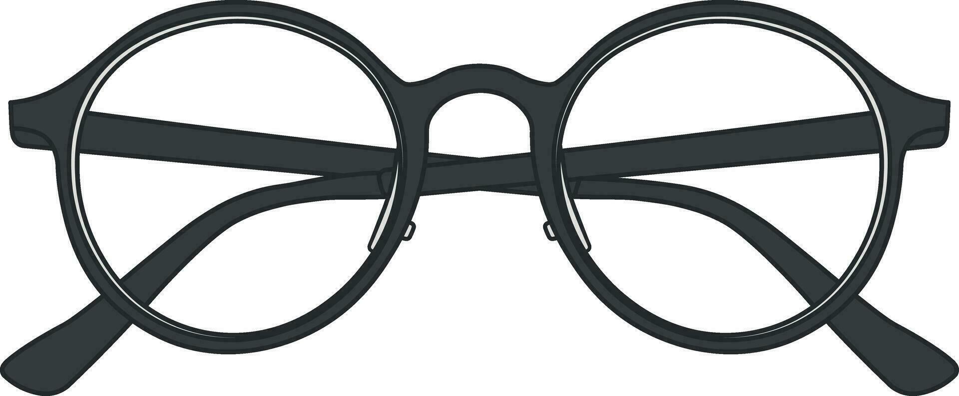 drawing glasses without background vector