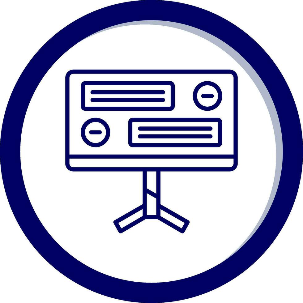 Desktop Computer Vector Icon