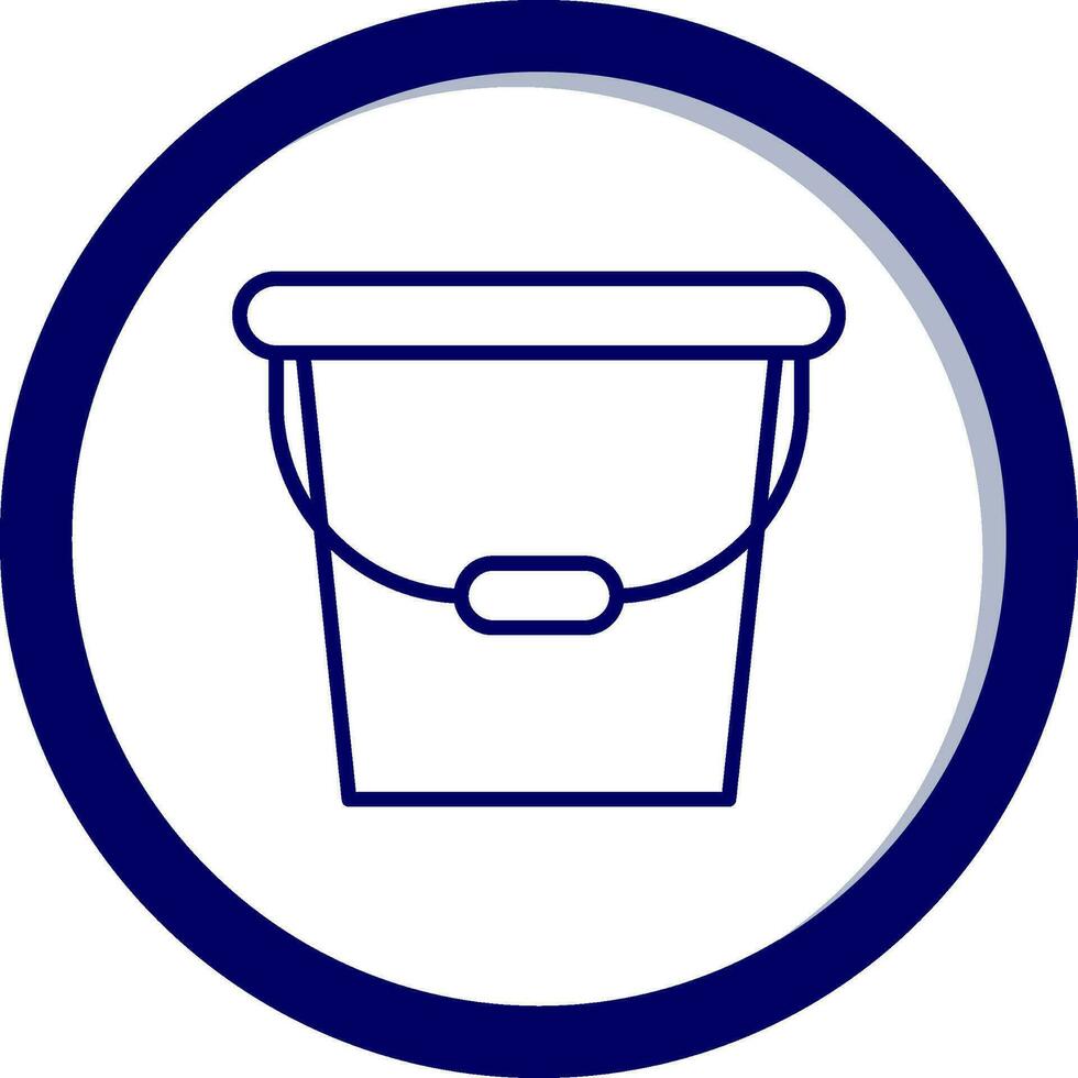 Water Bucket Vector Icon