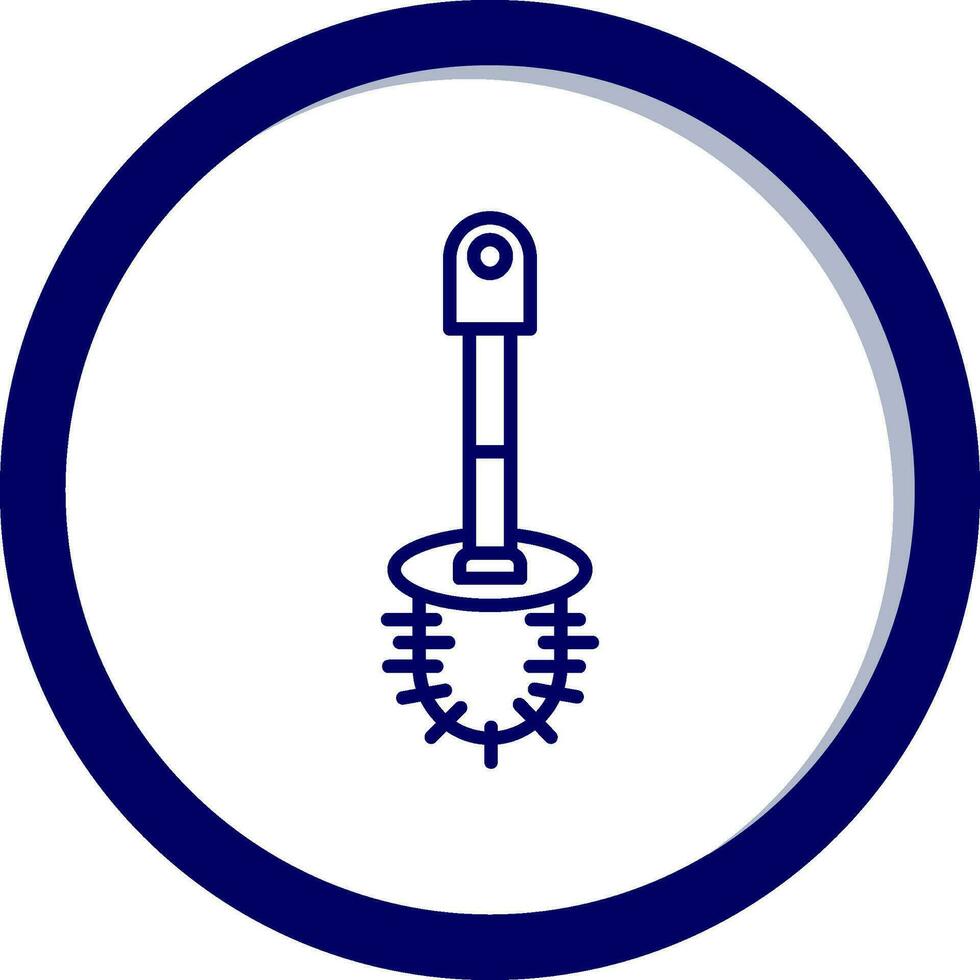 Toilet Brush Vector Icon