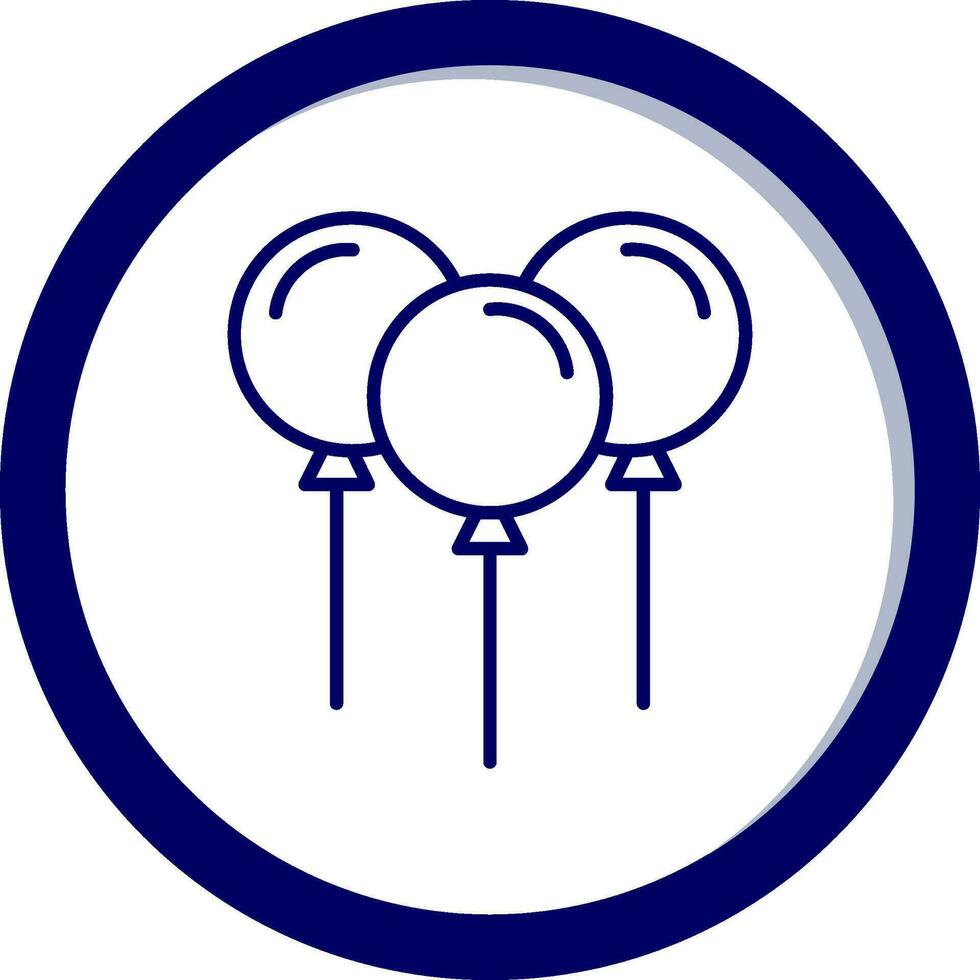 Balloons Vector Icon