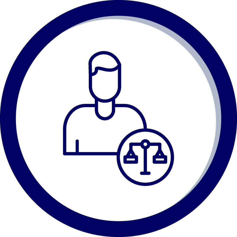 Lawyer Vector Icon