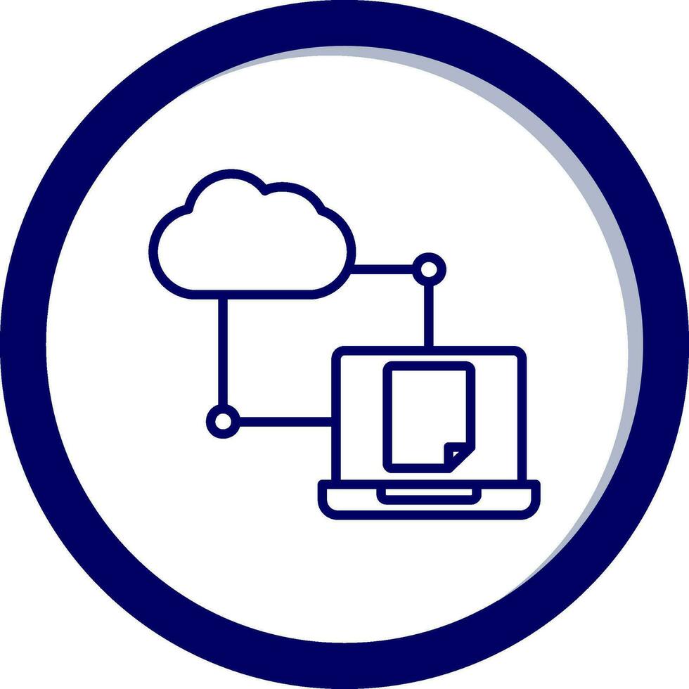 icono de vector de transferencia de datos