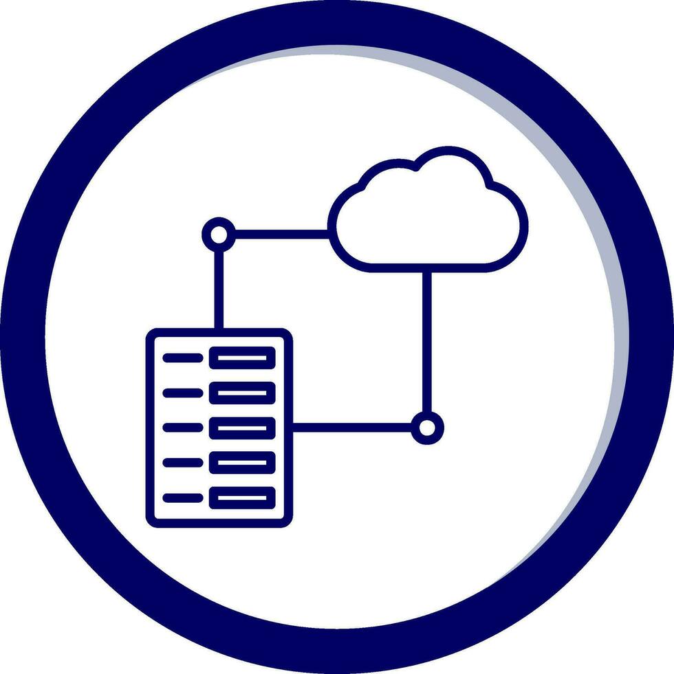 icono de vector de datos