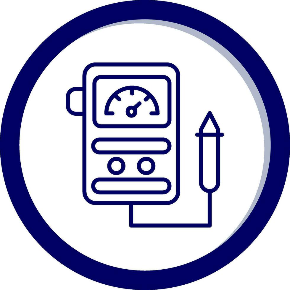 Voltmeter Vector Icon