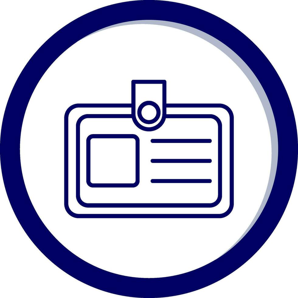 Identification Card Vector Icon