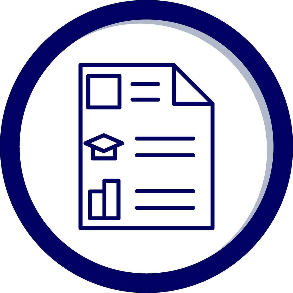 Curriculum Vitae Vector Icon