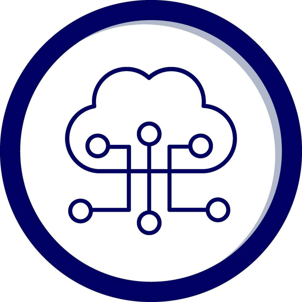 Cloud Configuration Vector Icon