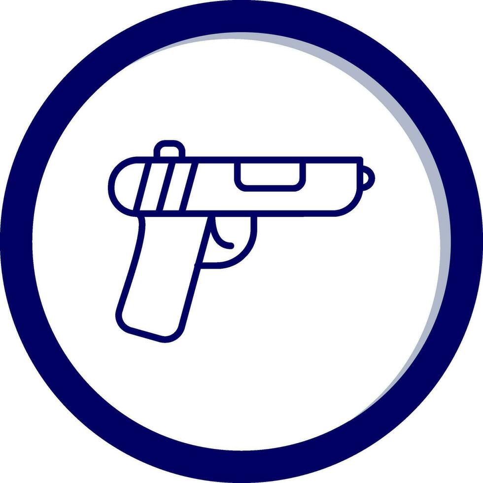 icono de vector de pistola