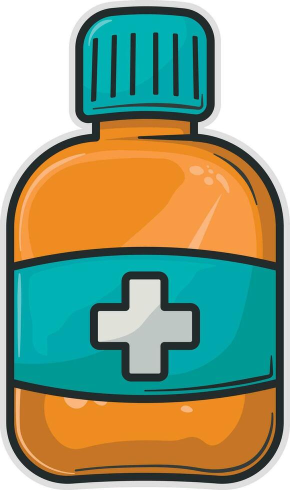 jar with medicine vector without background