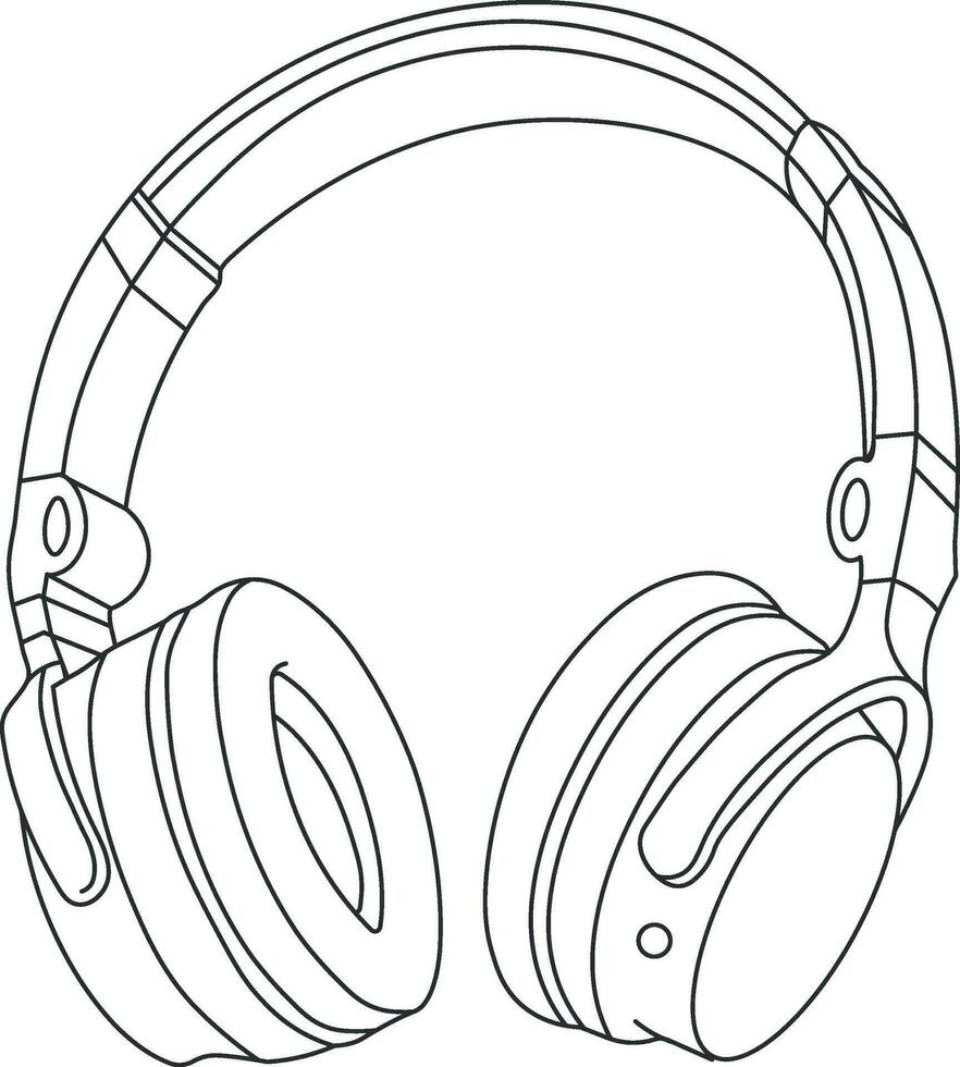 auriculares sin antecedentes vector