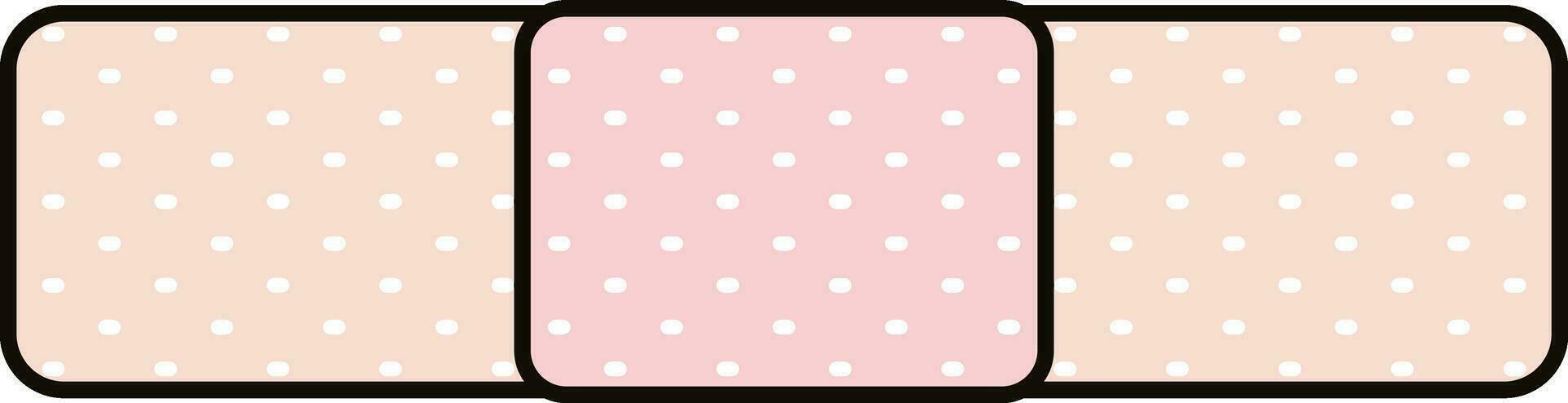 pink patch without background vector