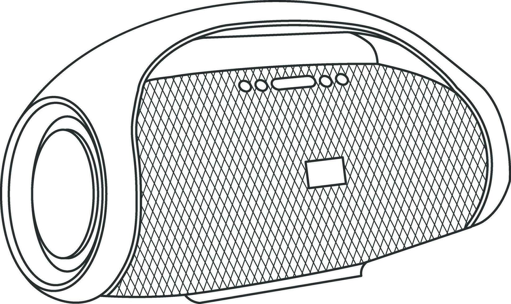 portátil altavoz vector