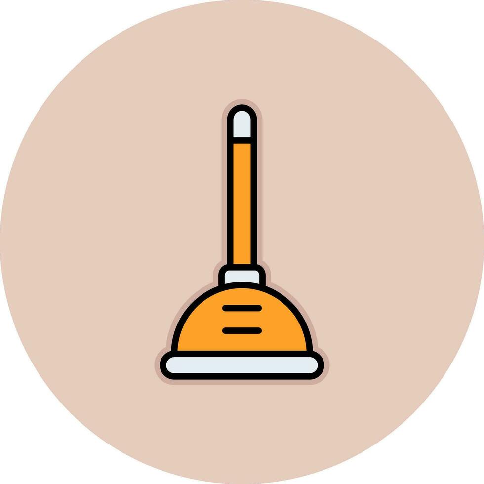 Plunger Vector Icon