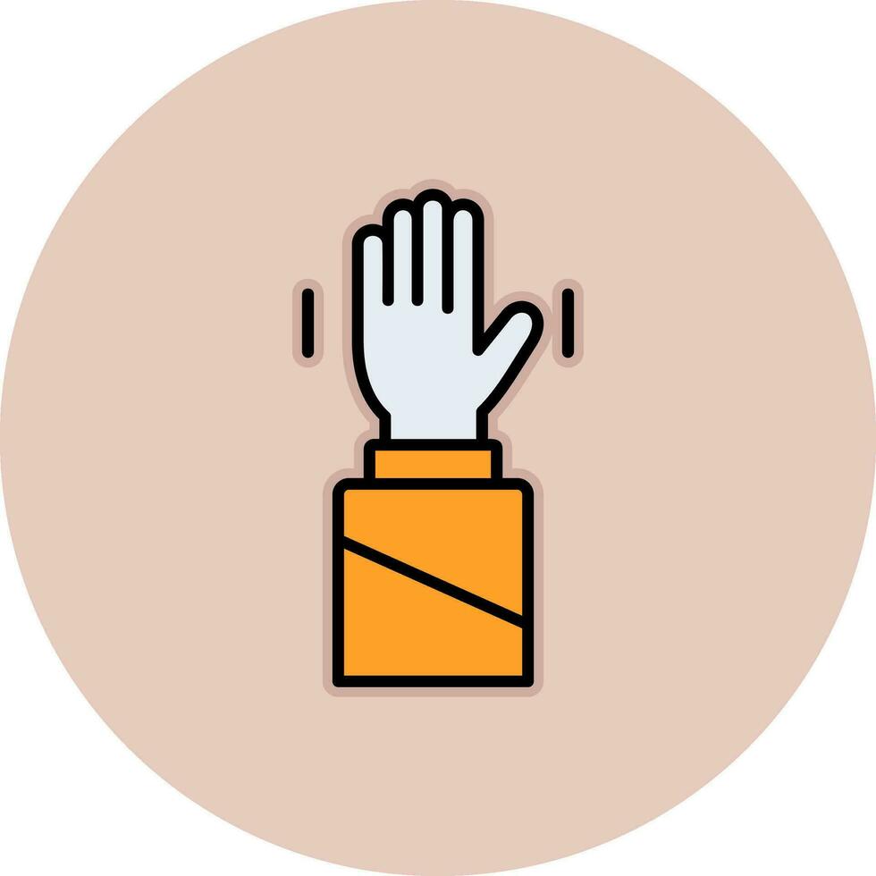 Hand Up Vector Icon