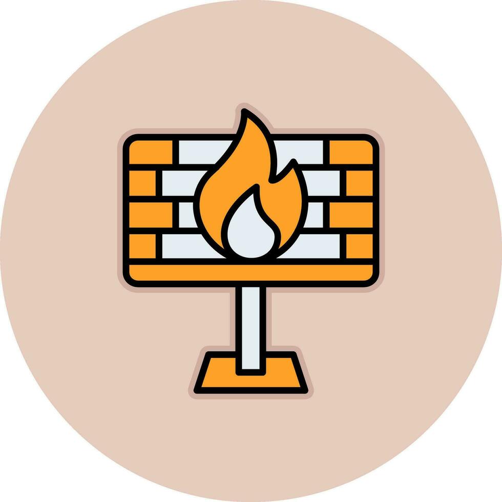 Firewall Vector Icon