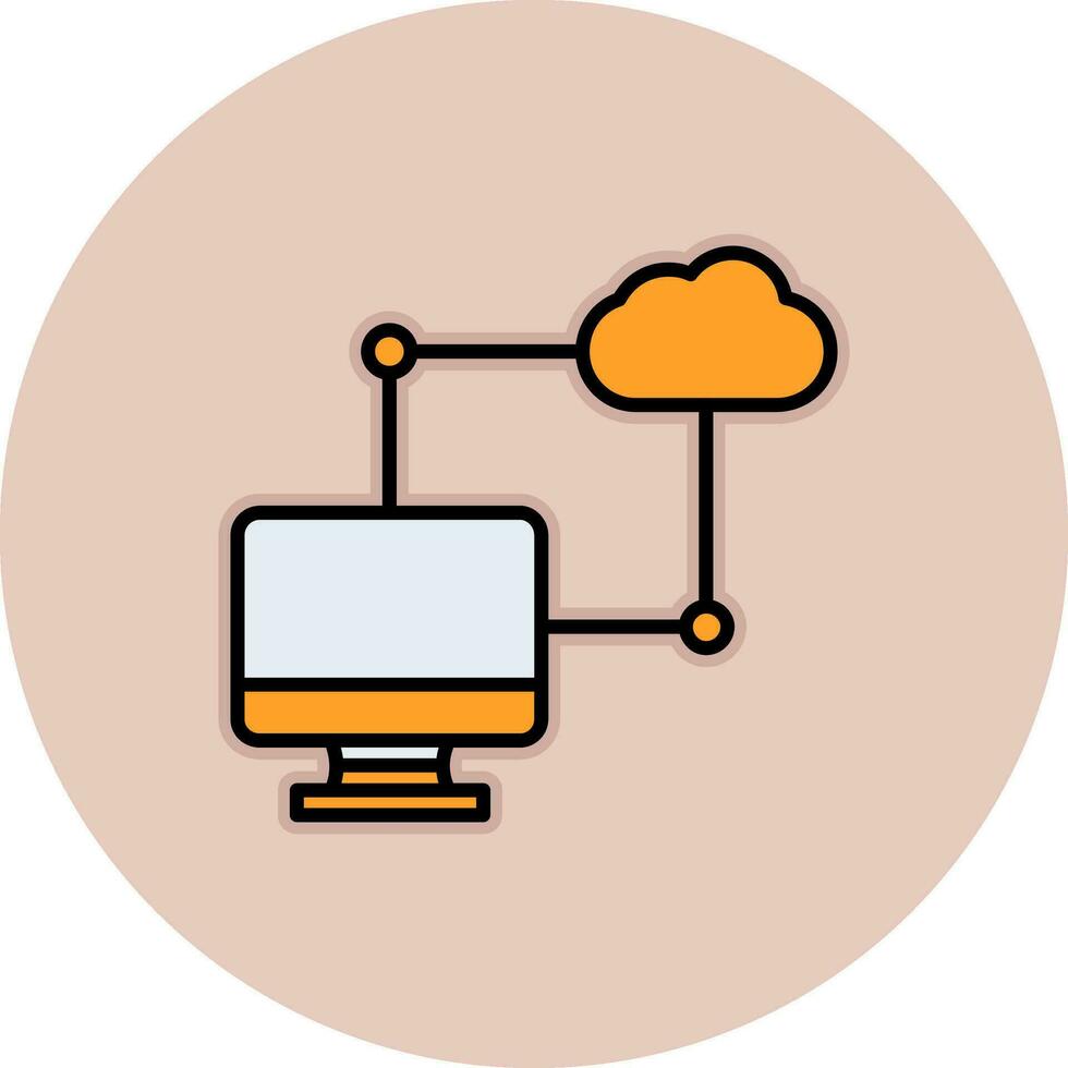 icono de vector de transferencia de datos