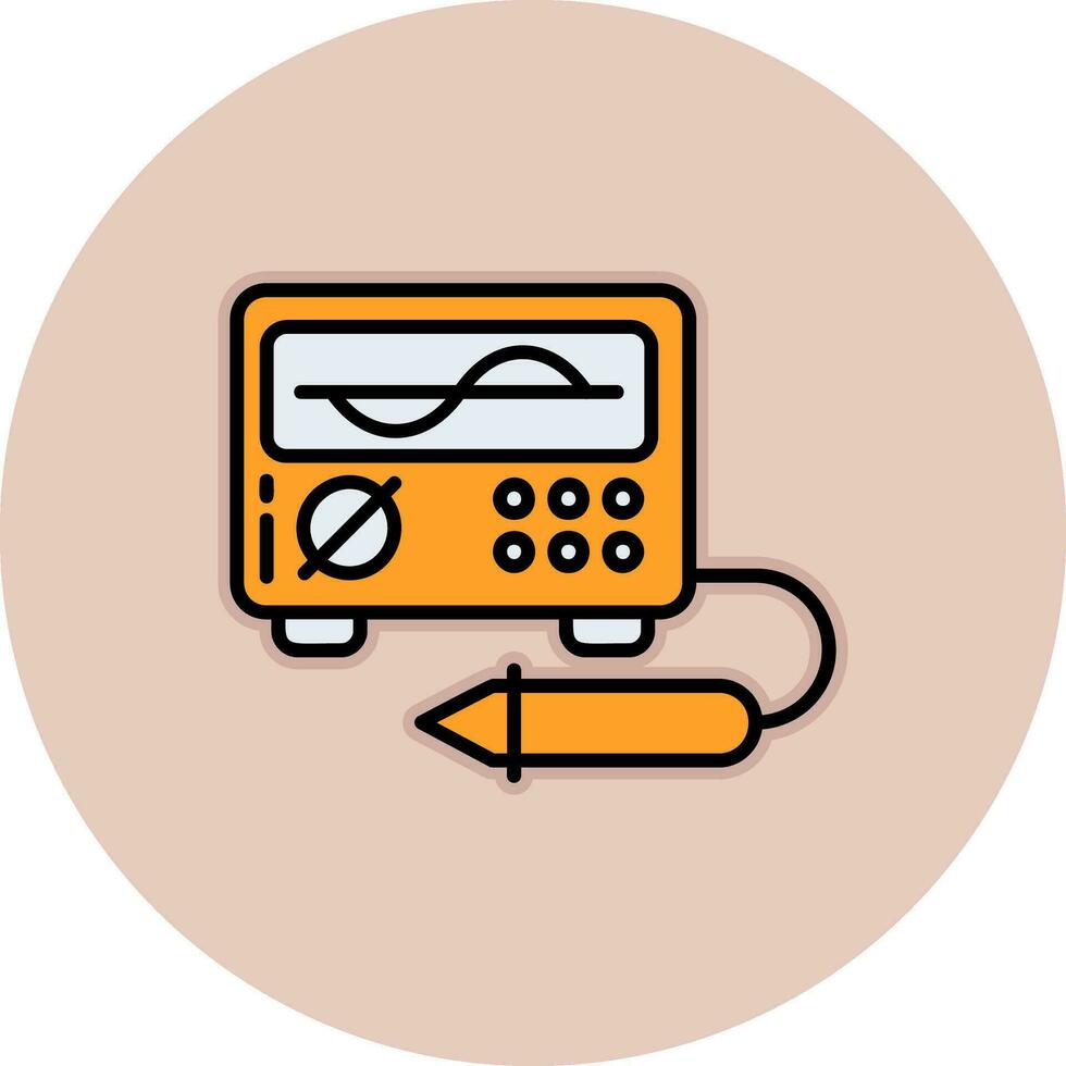 Oscilloscope Vector Icon