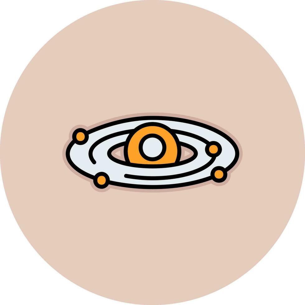 Black Hole Vector Icon