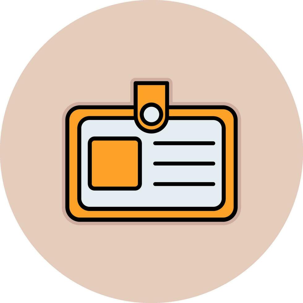 Identification Card Vector Icon