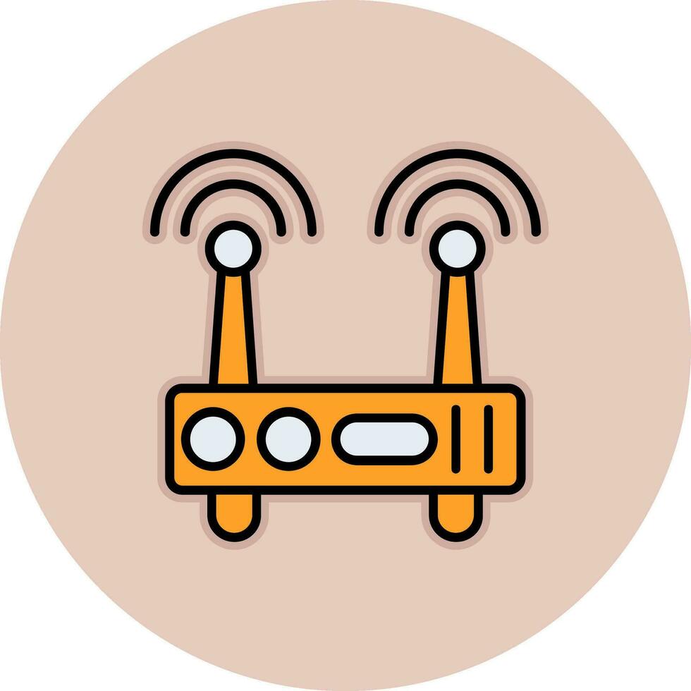 icono de vector de enrutador wifi