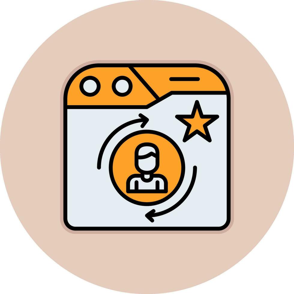 Returning Visitor Vector Icon