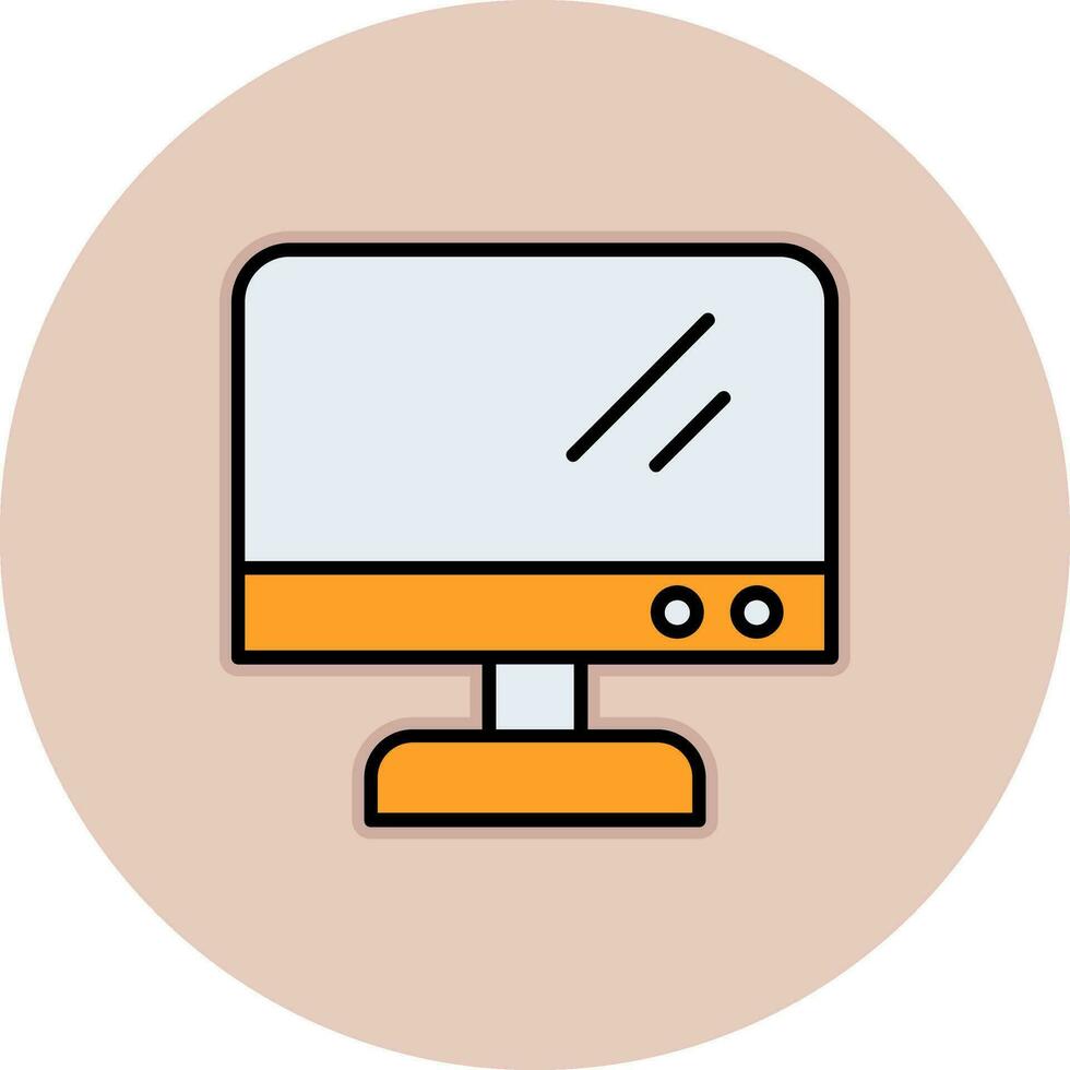 Monitor Vector Icon