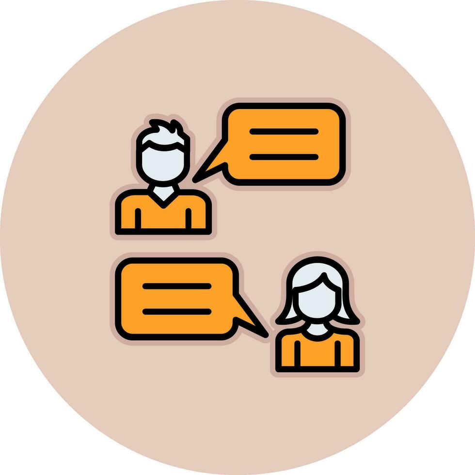 Conversation Vector Icon