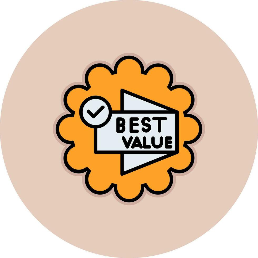 Best Value Vector Icon