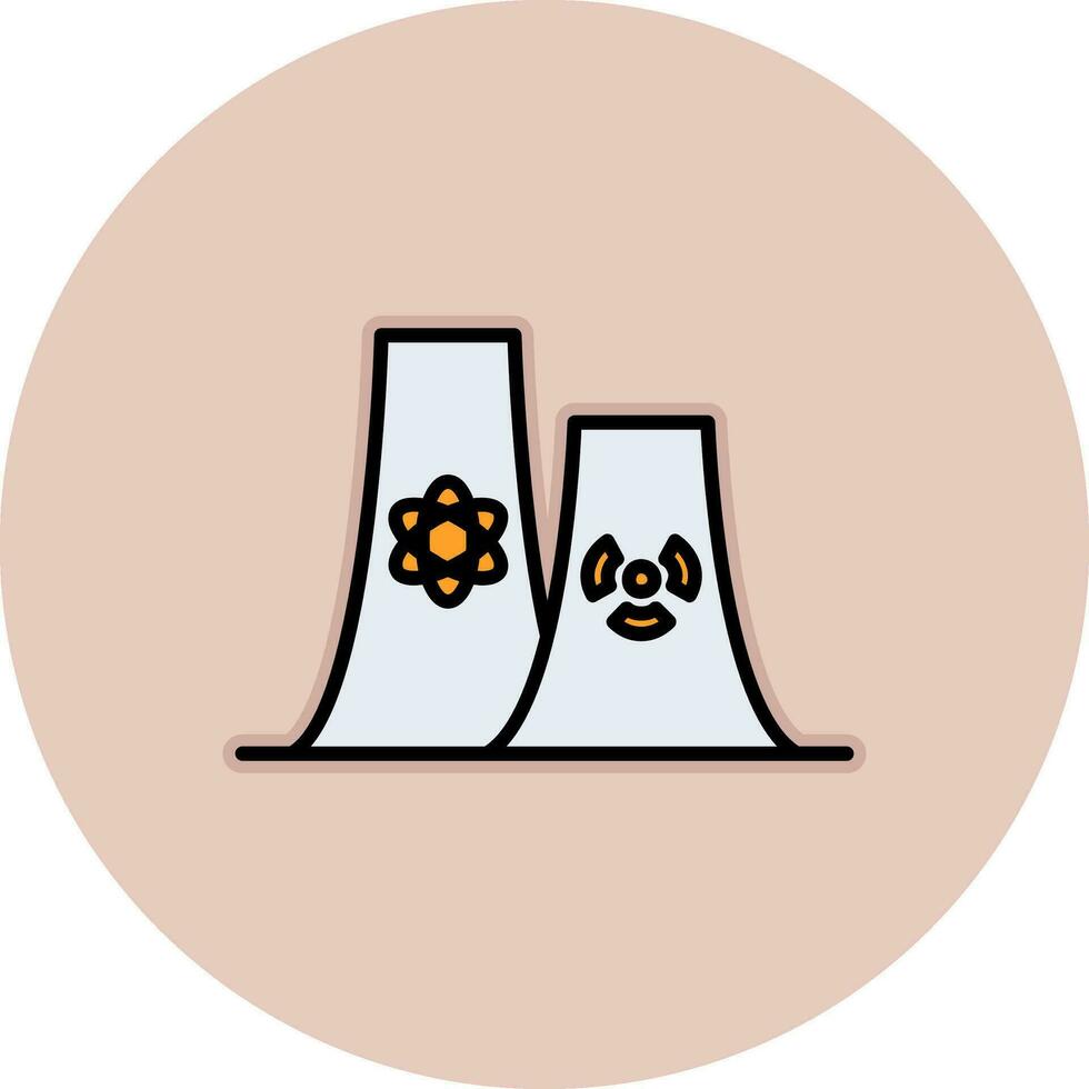 Nuclear  Vector Icon