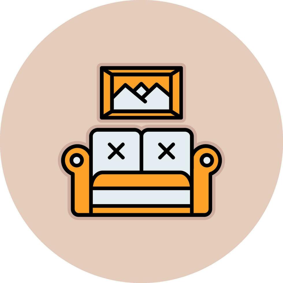 Sofa Vector Icon