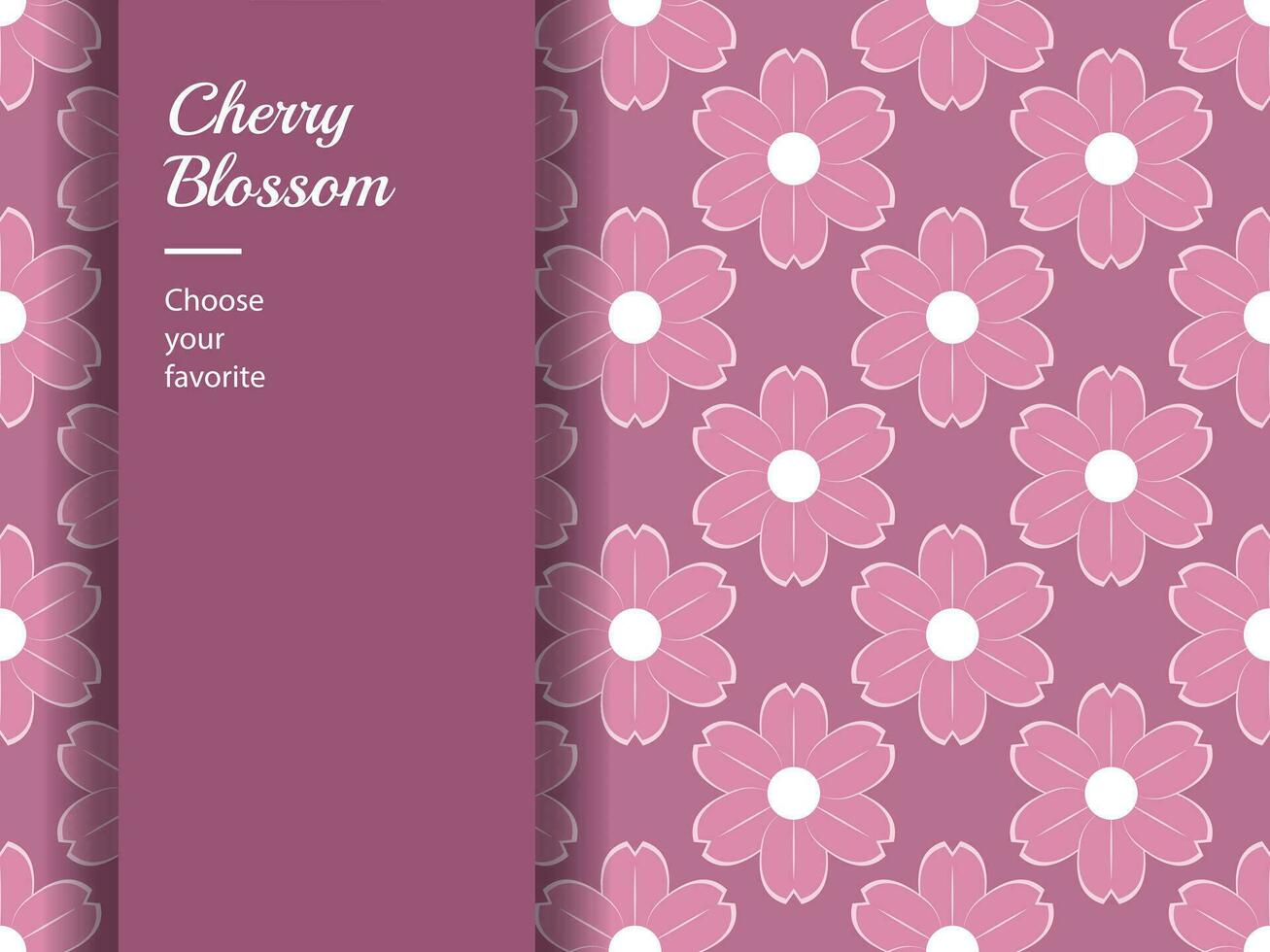 cherry blossom element vector pattern white day easter flower Asian japanese