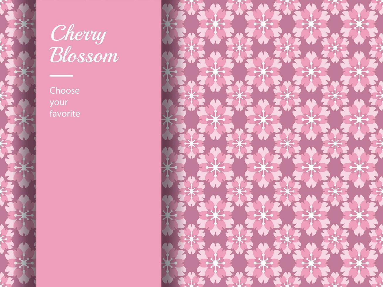 cherry blossom element vector pattern white day easter flower Asian japanese