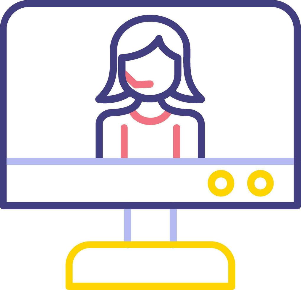 Online Support Vector Icon