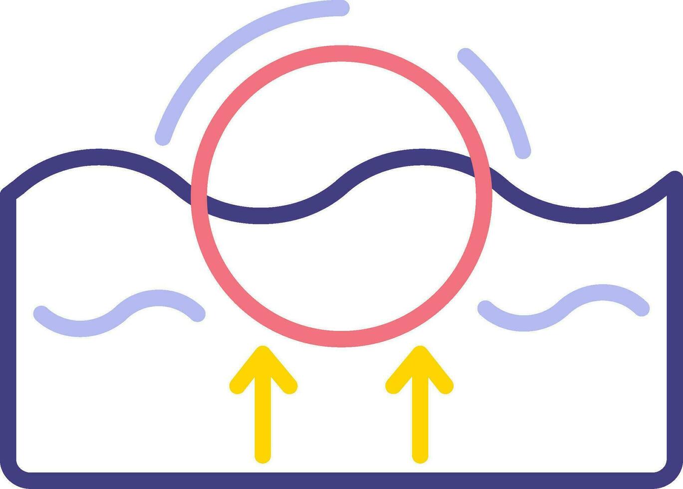 Float Vector Icon